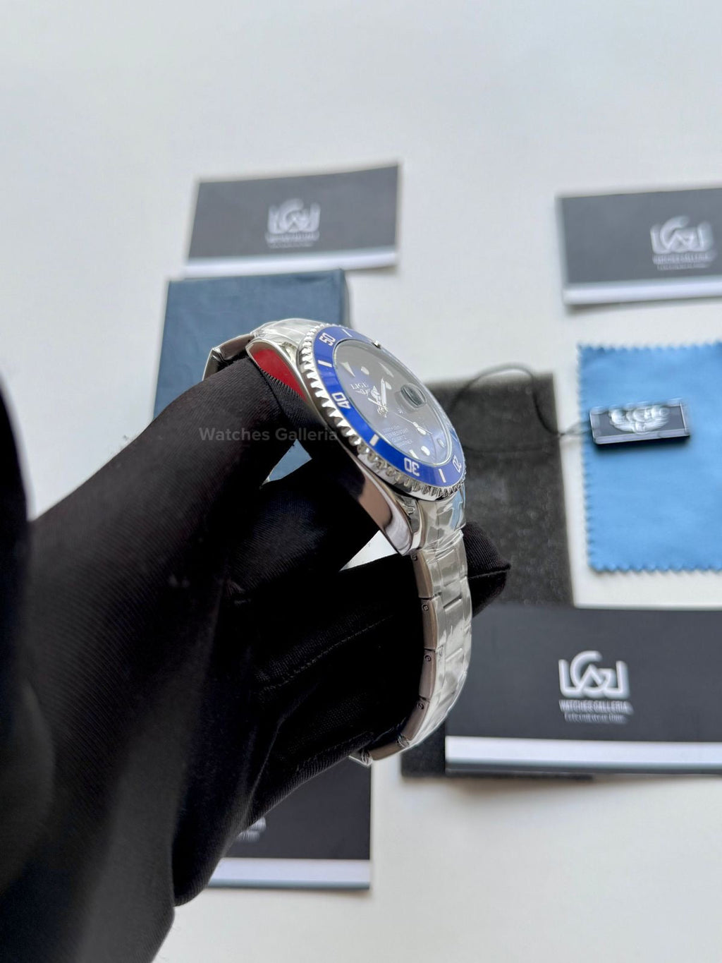 Lige Submariner Smurf Quartz Lige10045 Watches Galleria © Copyrights All Right Reserved
