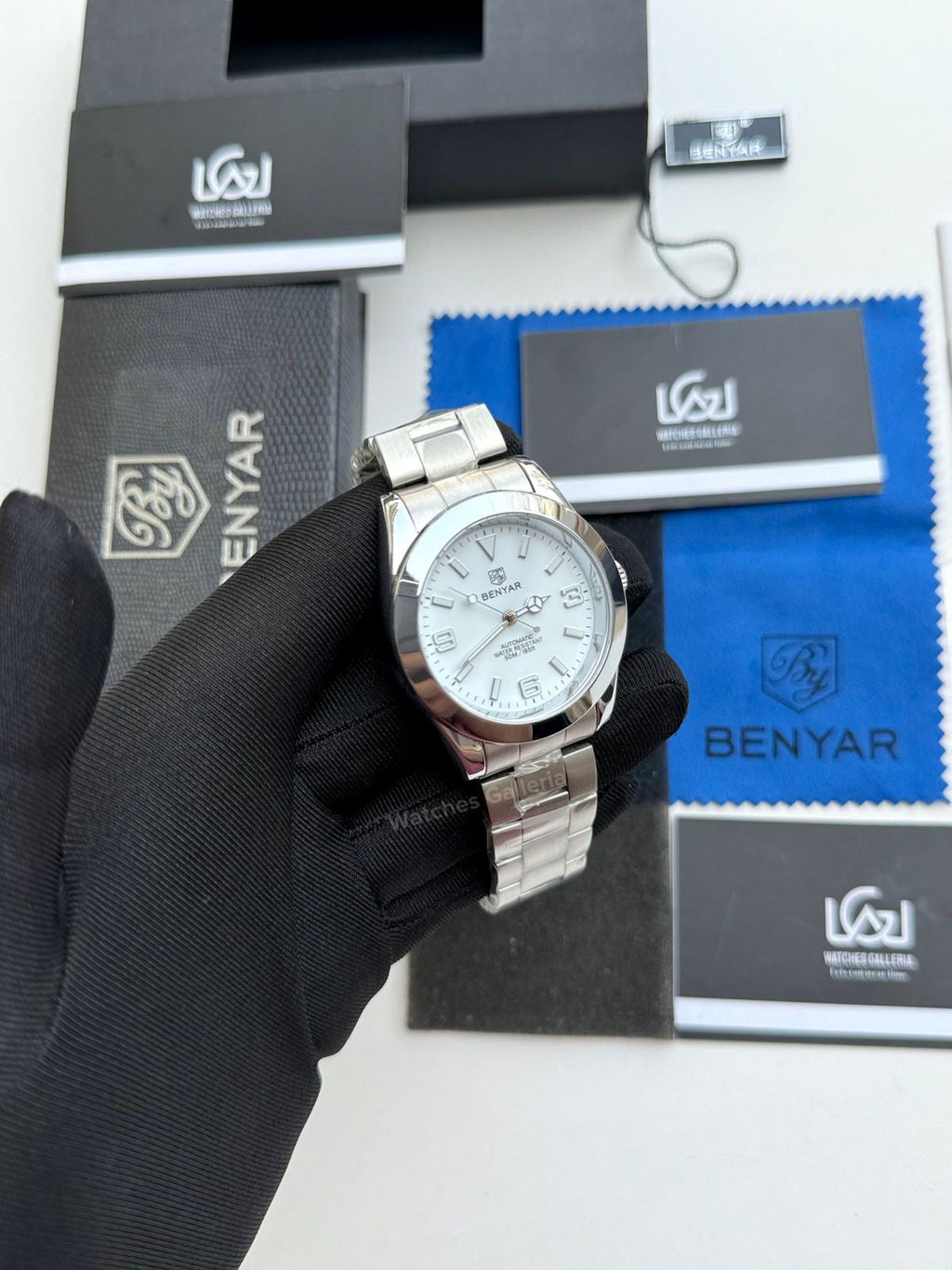 Benyar Explorer Automatic (White) BY5177 Watches Galleria