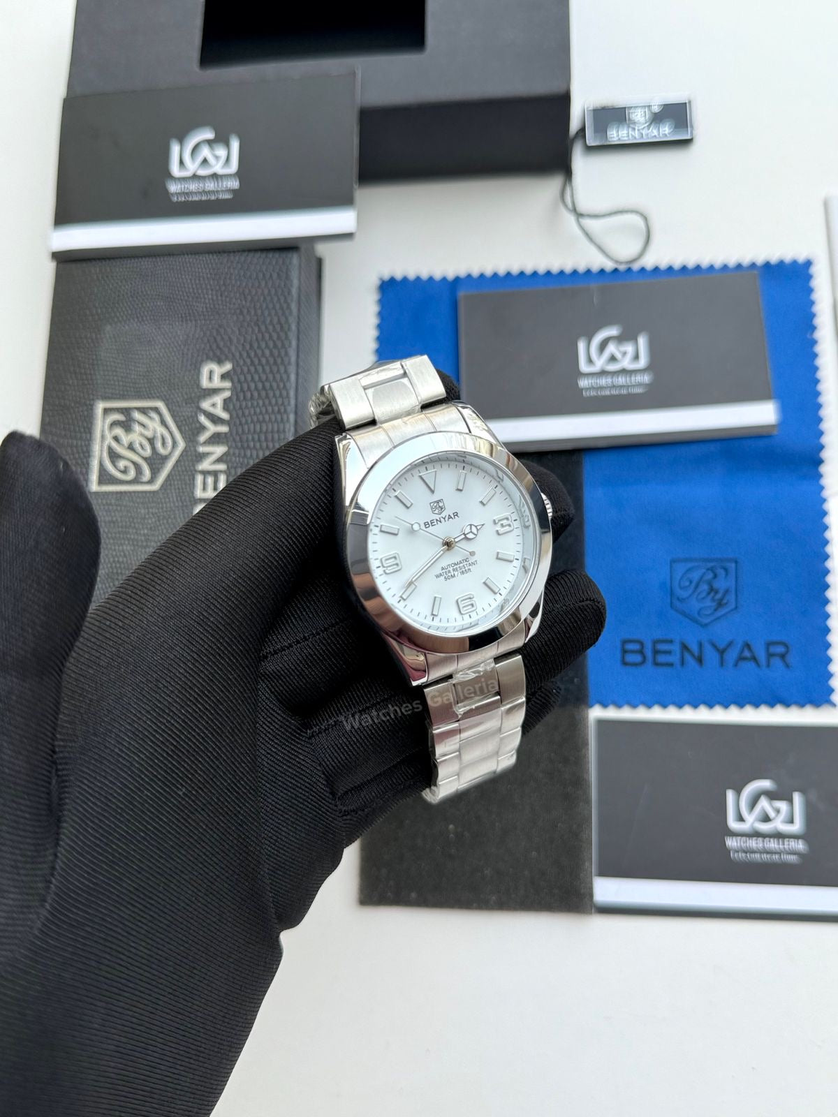 Benyar Explorer Automatic (White) BY5177 Watches Galleria