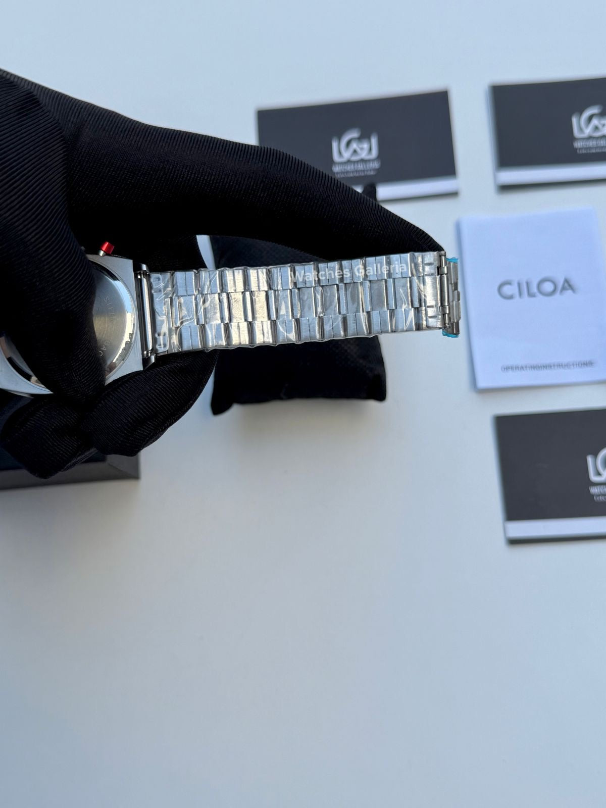 Ciloa Chronograph Steel (Green) ciloa611 Watches Galleria