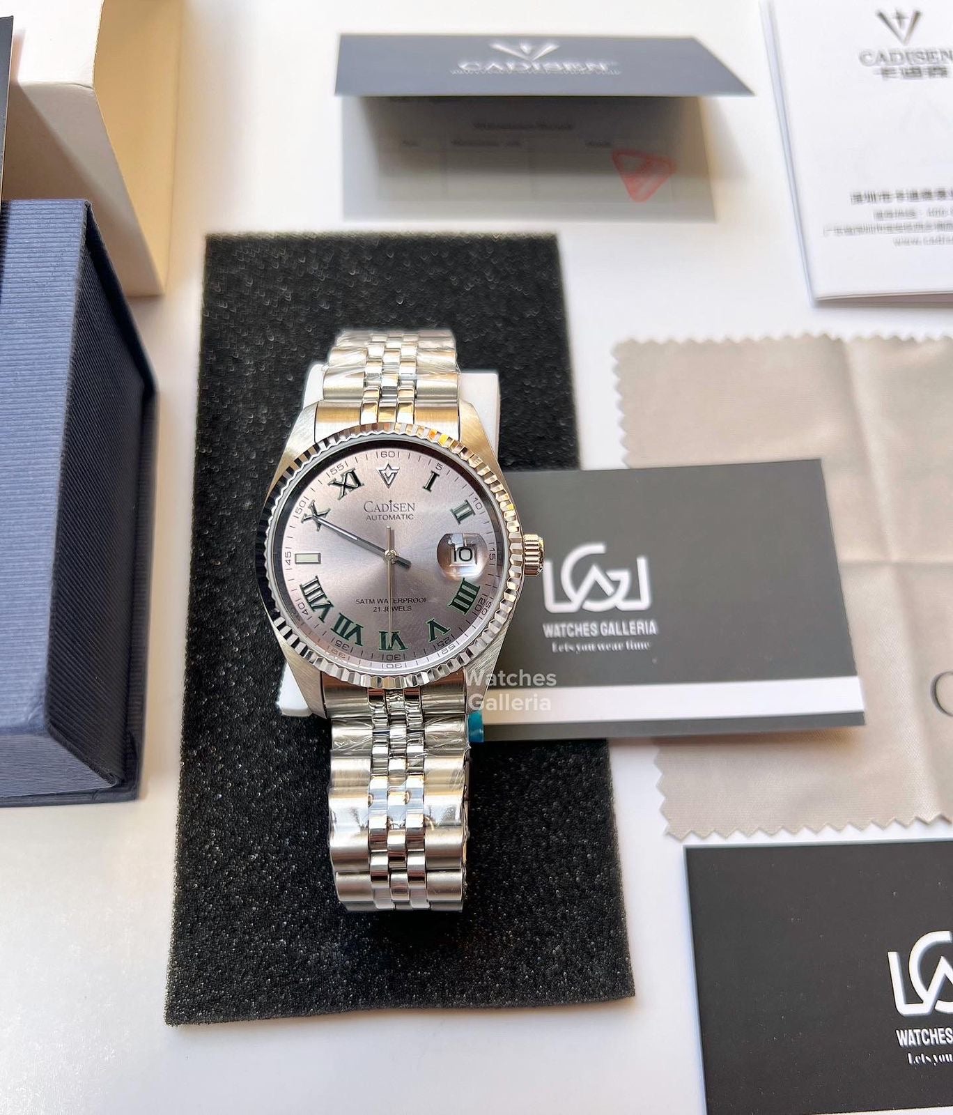 Cadisen Datejust Wimbeldon Automatic (Silver) C8211