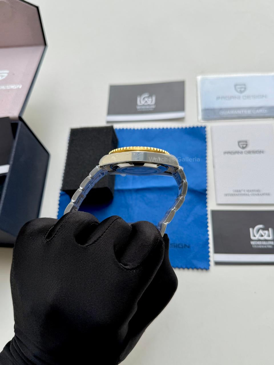 Pagani Design Watch PD1639 Submariner Automatic (Gold Green) Pagani Design in Pakistan