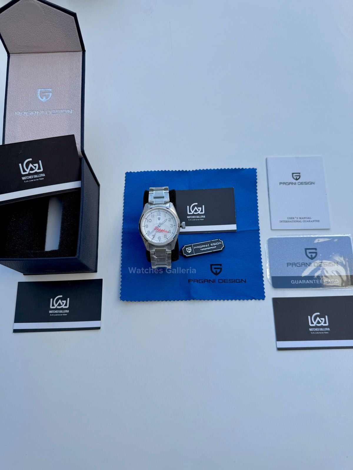 Pagani Design Spirit Pilot Automatic (White) PD1717 Watches Galleria